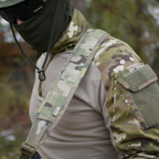 Двоточковий збройовий ремінь з QD антабками M-lok та швидким регулюванням Multicam USA