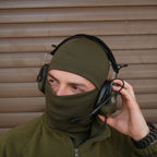 Тактичні навушники EARMOR M32 з універсальним кріпленням Олива