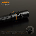 Портативний світлодіодний ліхтарик VIDEX VLF-A156R 1700Lm 6500K