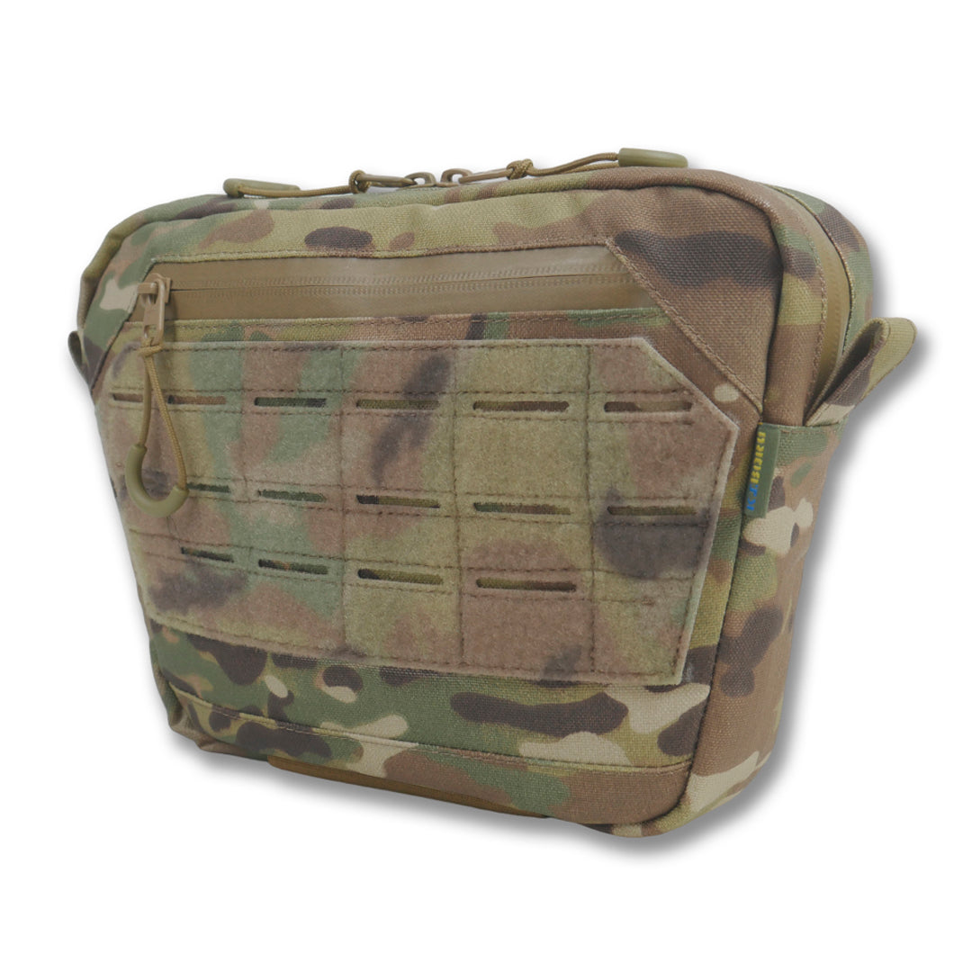 Сумка-напашник XL з балістичним пакетом 1 клас захисту Kiborg GU Сordura Multicam