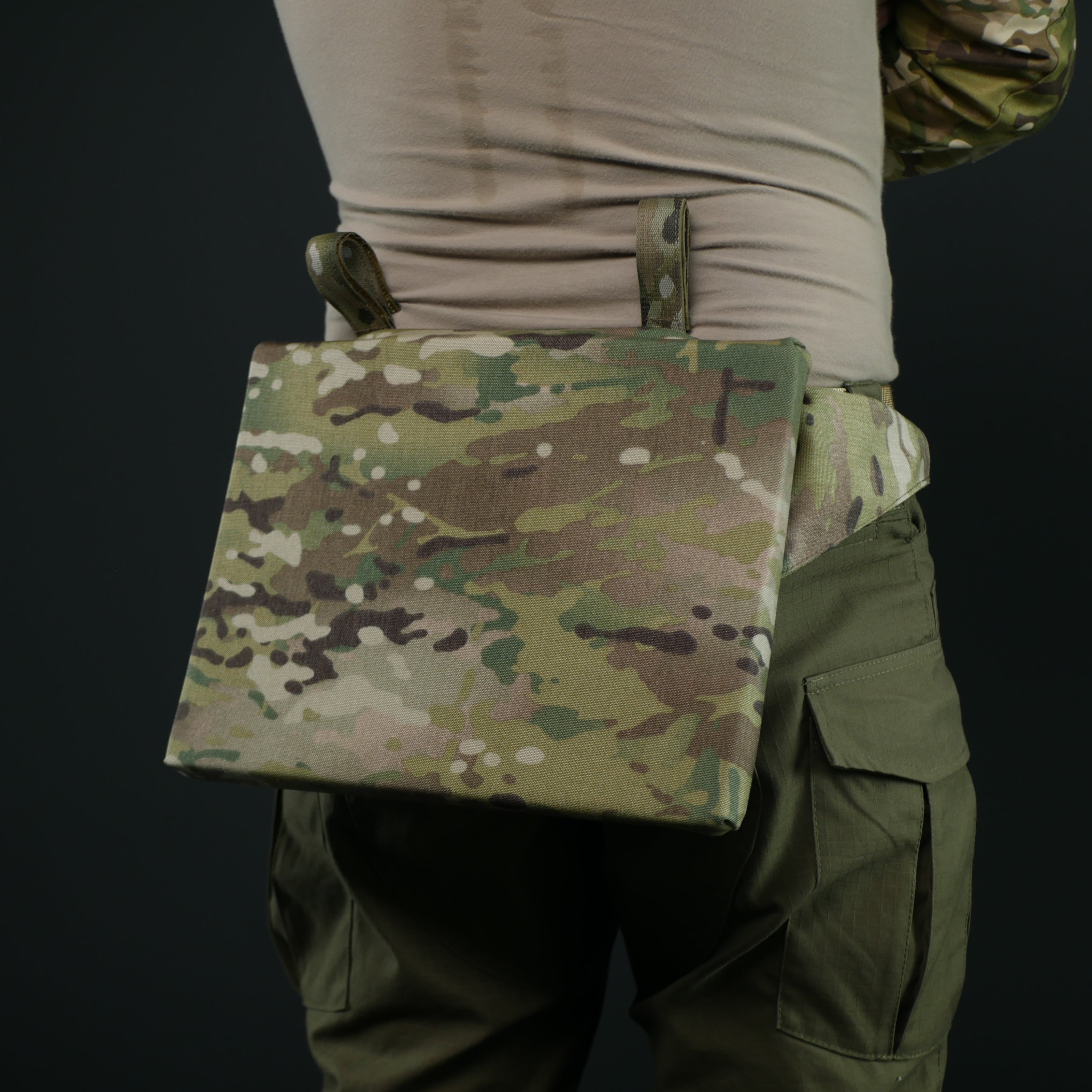 Каремат-сидушка з балістичним пакетом 2 класу захисту Militex Cordura original USA Мультикам