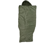Спальний мішок з капюшоном 2.10х90 фліс олива