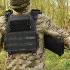 Бронезахист плитоноска Чорний мультикам Kiborg GU gen.2