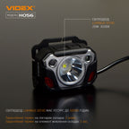 Налобний світлодіодний ліхтарик VIDEX VLF-H056 1400Lm 6500K