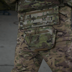 Комплект сумка-напашник M Мультикам + балістичним захистом 2 класу Cordura original USA Militex