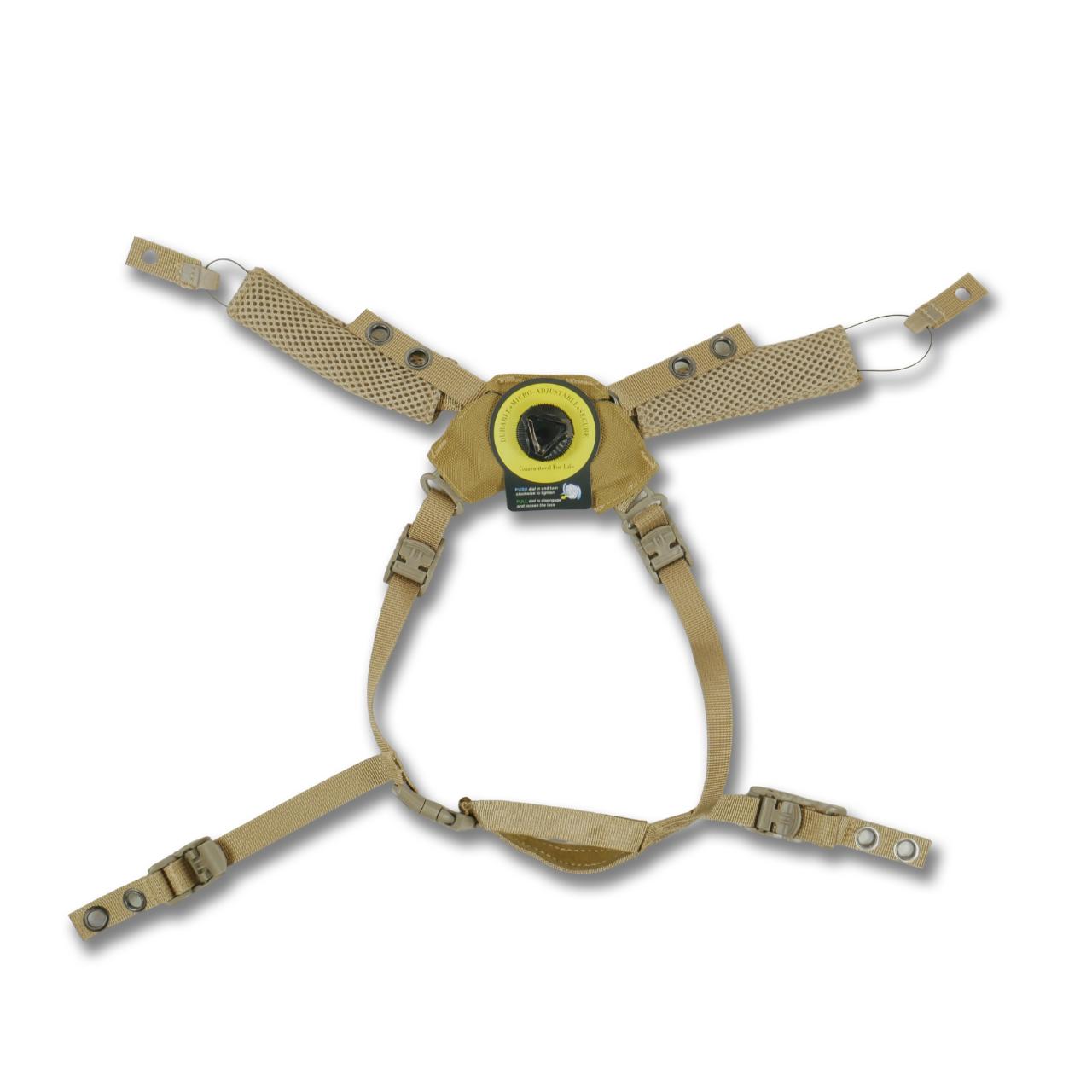 Підвісна система + подушки для шолому Team Wendy Cam Fit (R) GEN.3 Койот