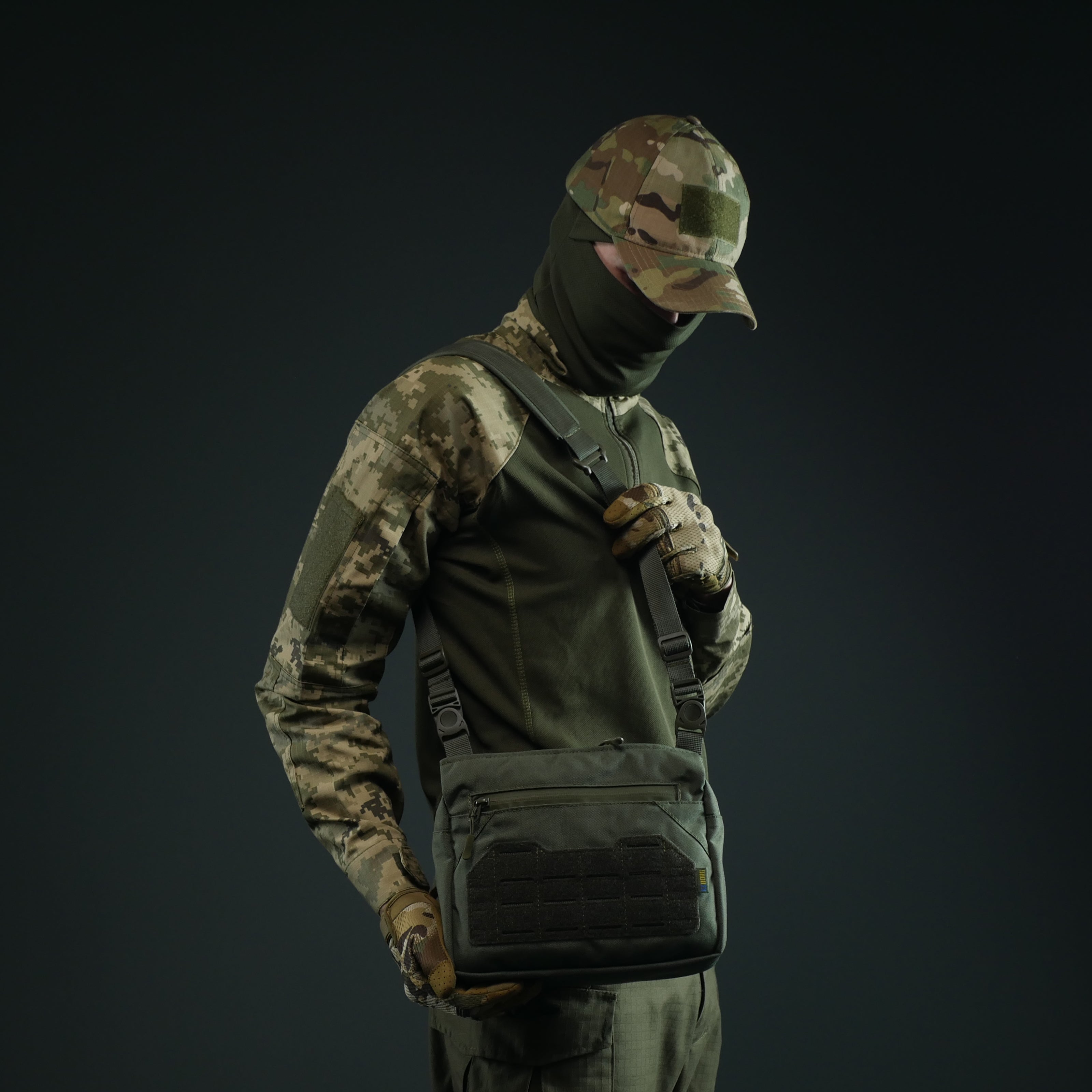 Смарт-сумка через плече Kiborg Tactic city bag Мультикам