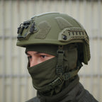 Балістичний шолом Олива (M) FAST PE GEN III AGGRESSIVE
