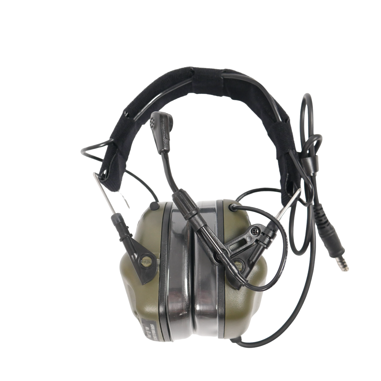 Тактичні навушники EARMOR M32 з універсальним кріпленням Олива