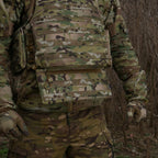 Захист живота (кишківник) з балістичним пакетом 1 клас захисту Militex cordura USA Multicam