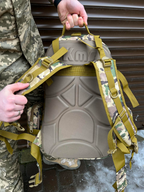 Тактичний рюкзак Molle Assault 55л + (3 органайзери) Мультикам