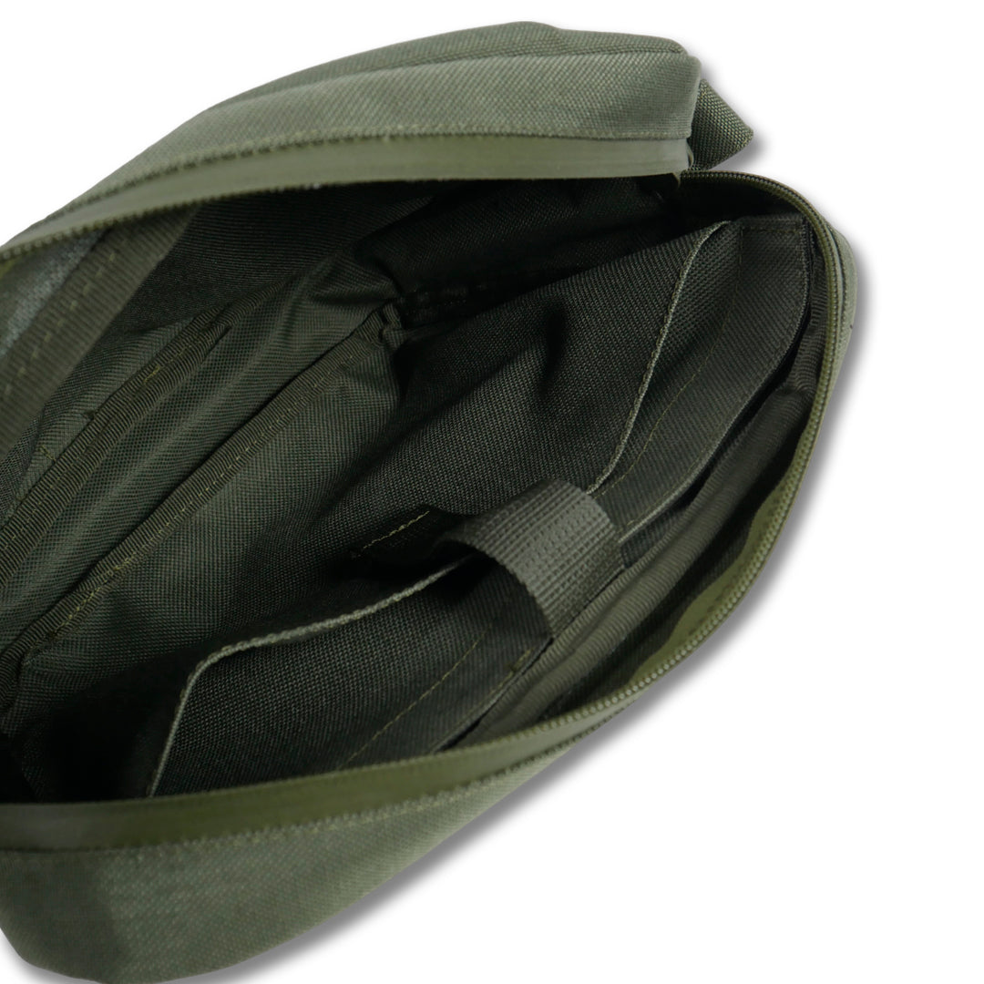 Сумка-напашник XL з балістичним пакетом 1 клас захисту Kiborg GU Сordura Khaki