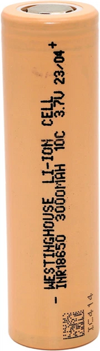 Акумулятор Westinghouse INR18650 3000 mAh 3.7V 10C високострумовий Li-ion Flat Top без захисту