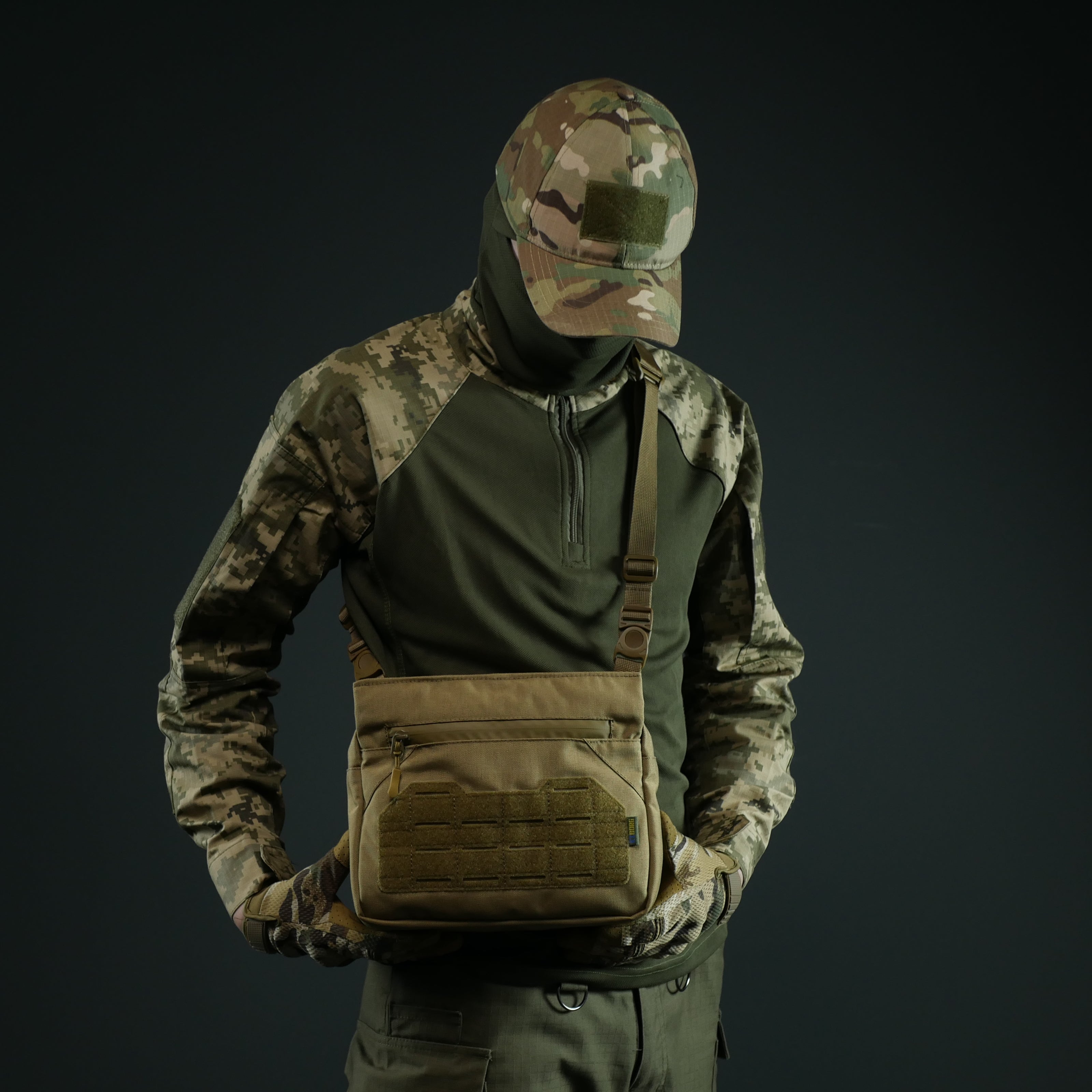 Смарт-сумка через плече Kiborg Tactic city bag Мультикам