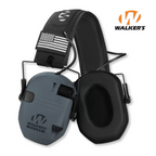 Активні навушники Walker's Razor Slim Patriot Original з патчами (Сірий)