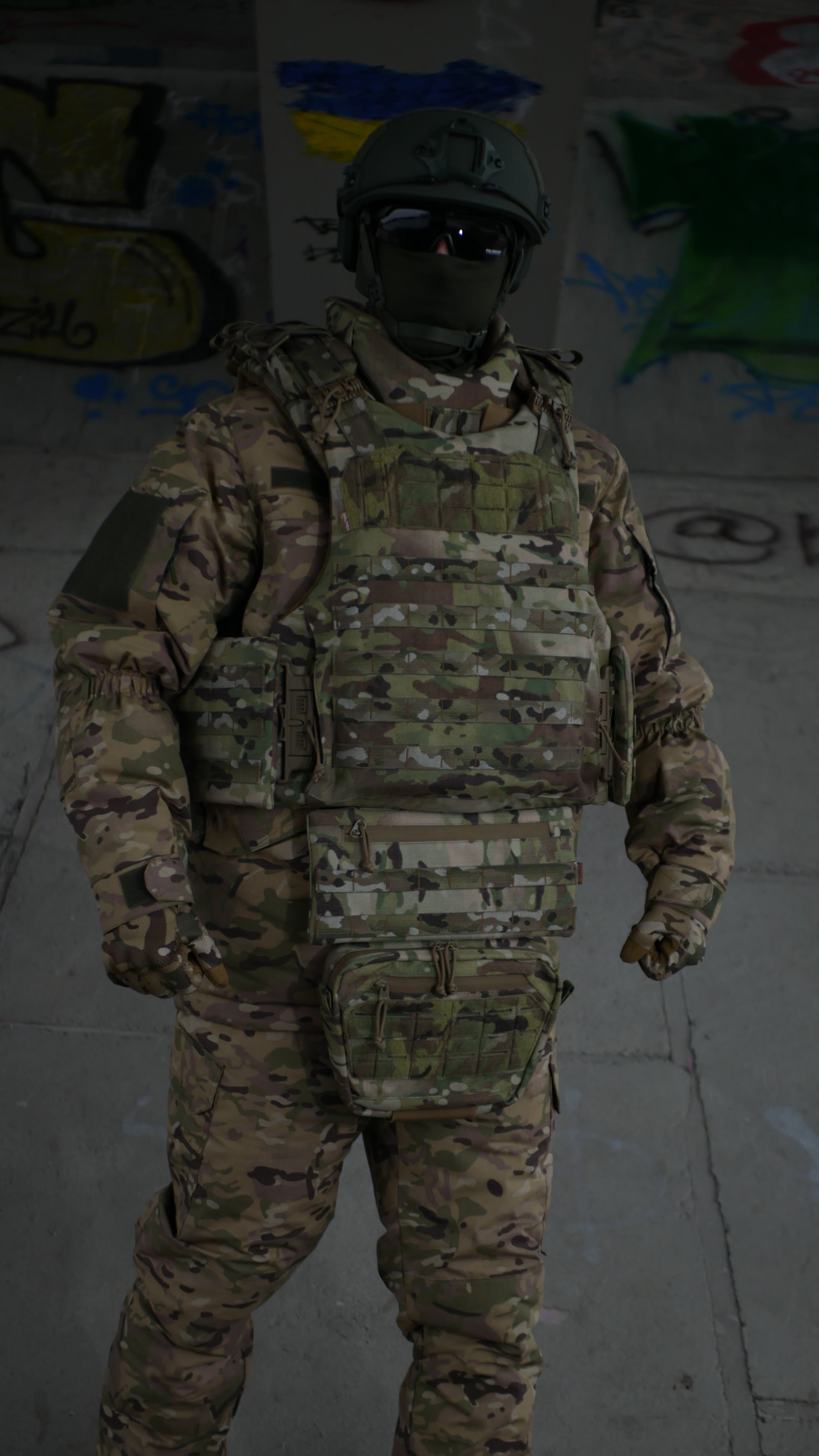 Сумка-напашник з балістичних захистом 2 клас Militex XL Cordura original USA Мультикам