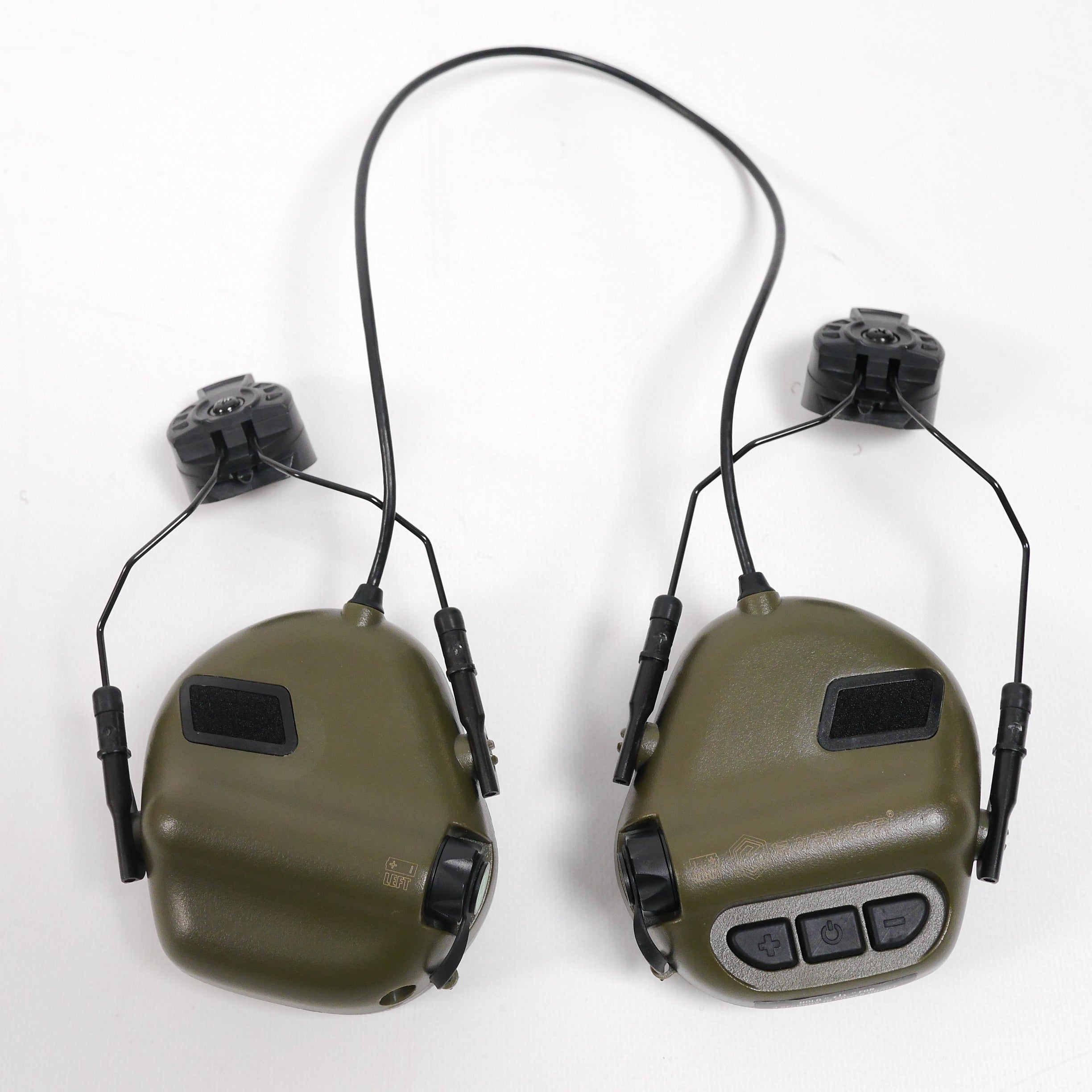 Тактичні навушники EARMOR M31Н з кріпленням Олива