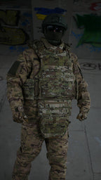 Сумка-напашник з балістичним захистом 1 класу Militex XL Cordura original USA Мультикам