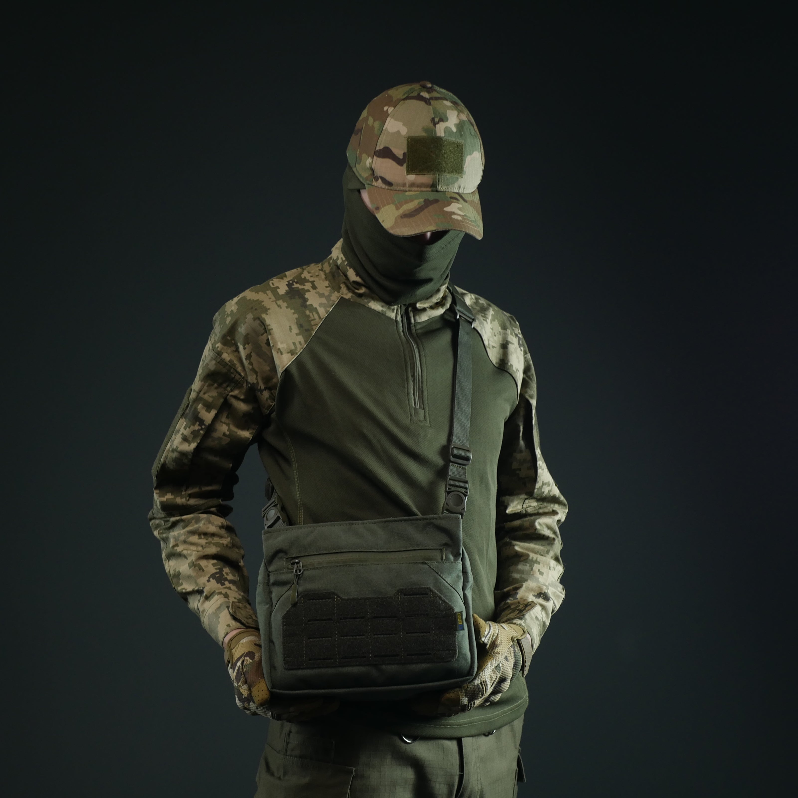 Смарт-сумка через плече Kiborg Tactic city bag Мультикам