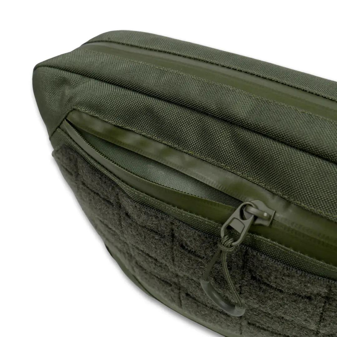 Сумка-напашник M Kiborg з балістичним пакетом 1 клас захисту Militex GU Сordura Khaki