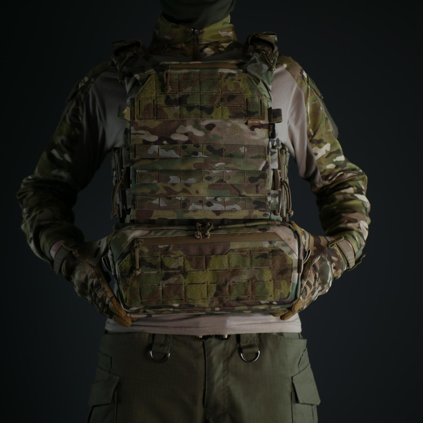 Підсумок під захист живота Militex Мультикам з Cordura original USA (L) з балістичним захистом 1 класу