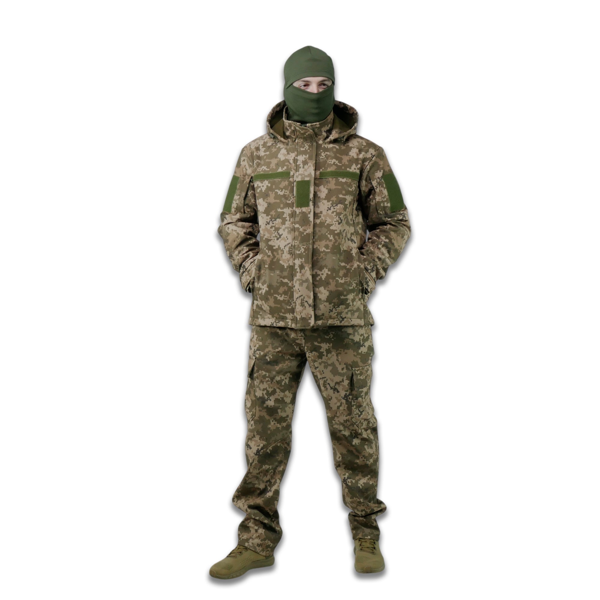 Демісезонний костюм Softshell Kiborg Піксель
