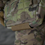 Комплект сумка-напашник M Мультикам + балістичним захистом 2 класу Cordura original USA Militex