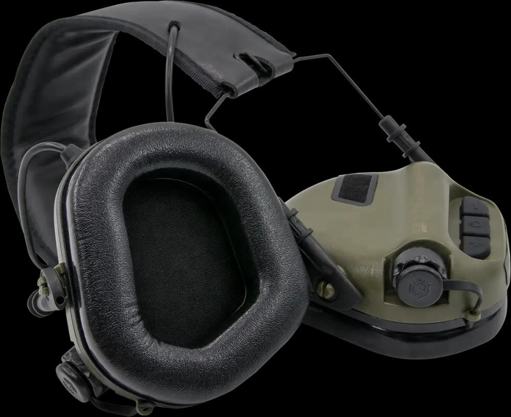 Тактичні навушники EARMOR M31 Olive з універсальним кріпленням