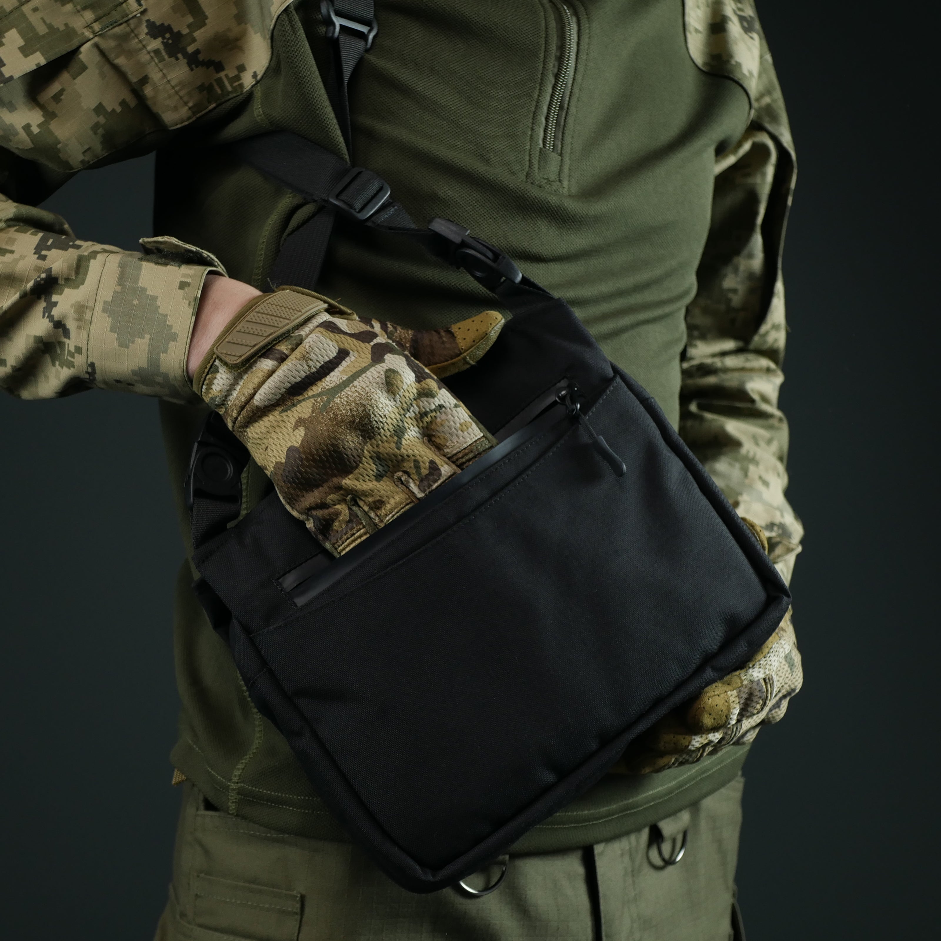 Смарт-сумка через плече Kiborg Tactic city bag Мультикам