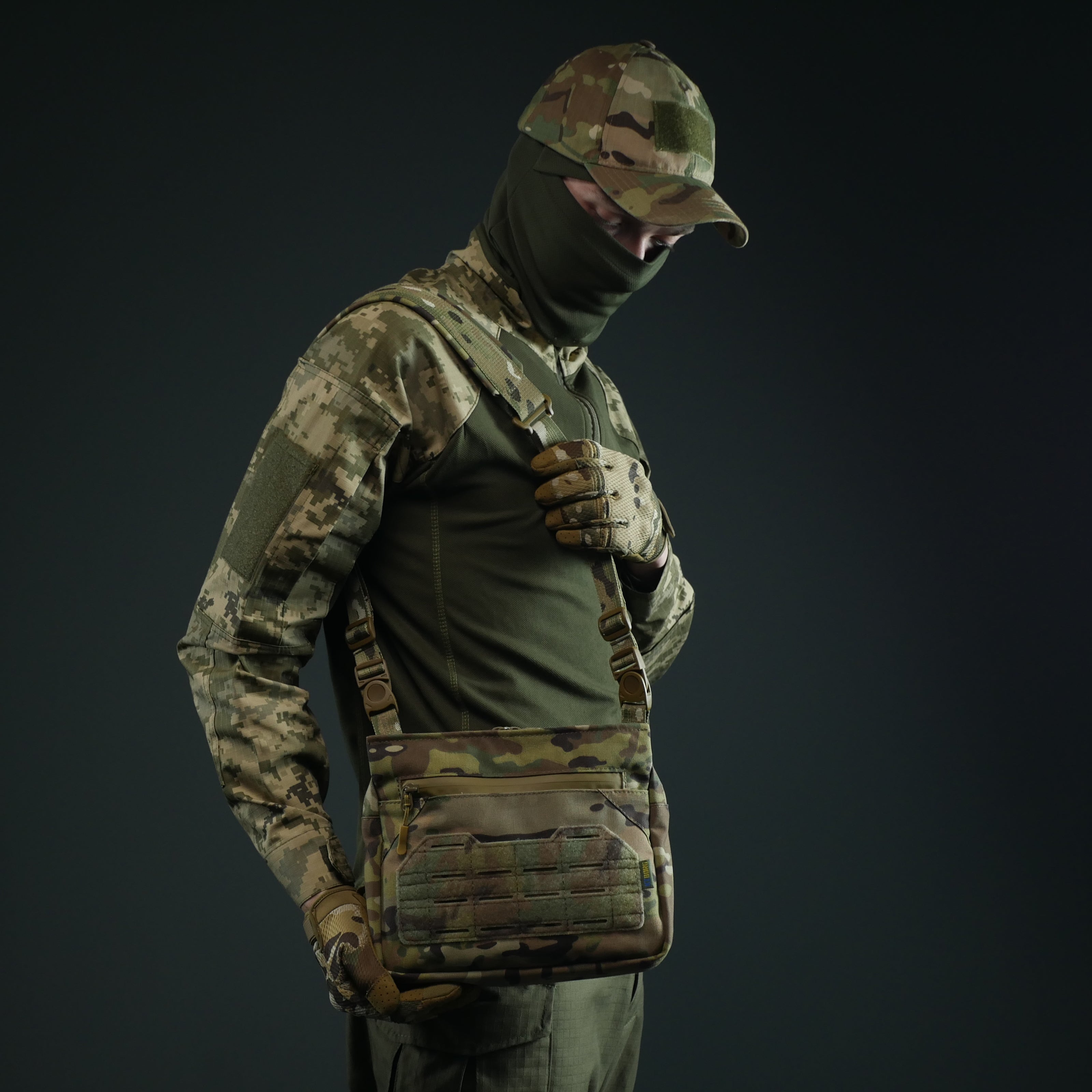 Смарт-сумка через плече Kiborg Tactic city bag Мультикам