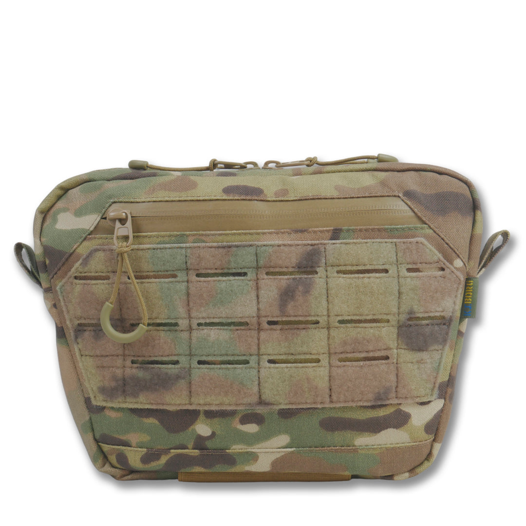 Сумка-напашник XL з балістичним пакетом 1 клас захисту Kiborg GU Сordura Multicam