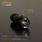 Портативний світлодіодний ліхтарик VIDEX VLF-A055 600Lm 5700K