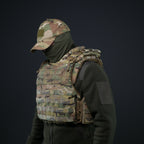 Захист шиї mod. 1 Kiborg з балістичним пакетом Militex Multicam
