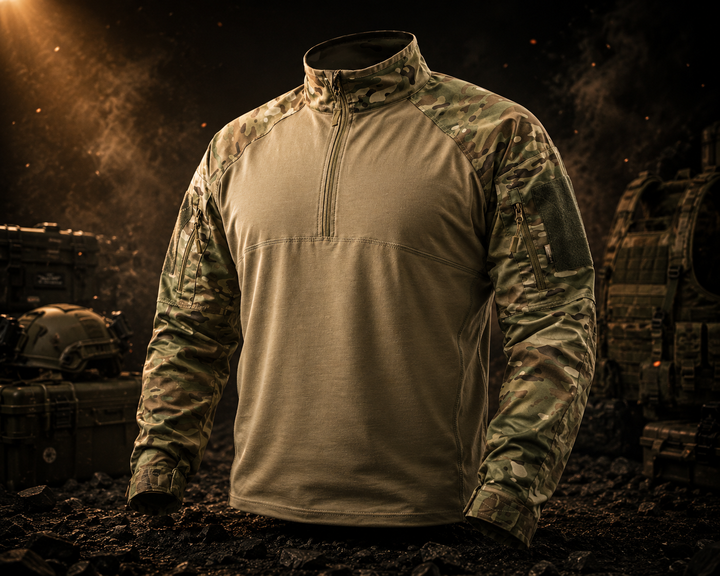 Тактична бойова сорочка RF multicam-tan BR S