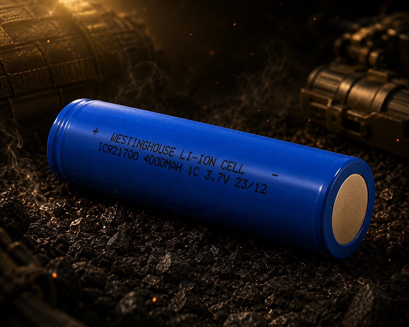 Акумулятор Westinghouse ICR21700 4000 mAh 3.7V Li-ion без плати захисту Flat Top