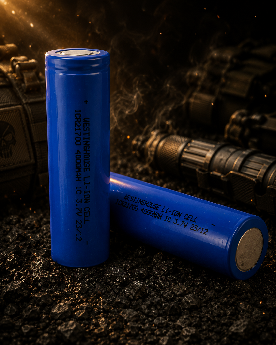 Акумулятори Westinghouse ICR21700 4000 mAh 3.7V Li-ion набір 2 шт у пластиковому боксі 21700