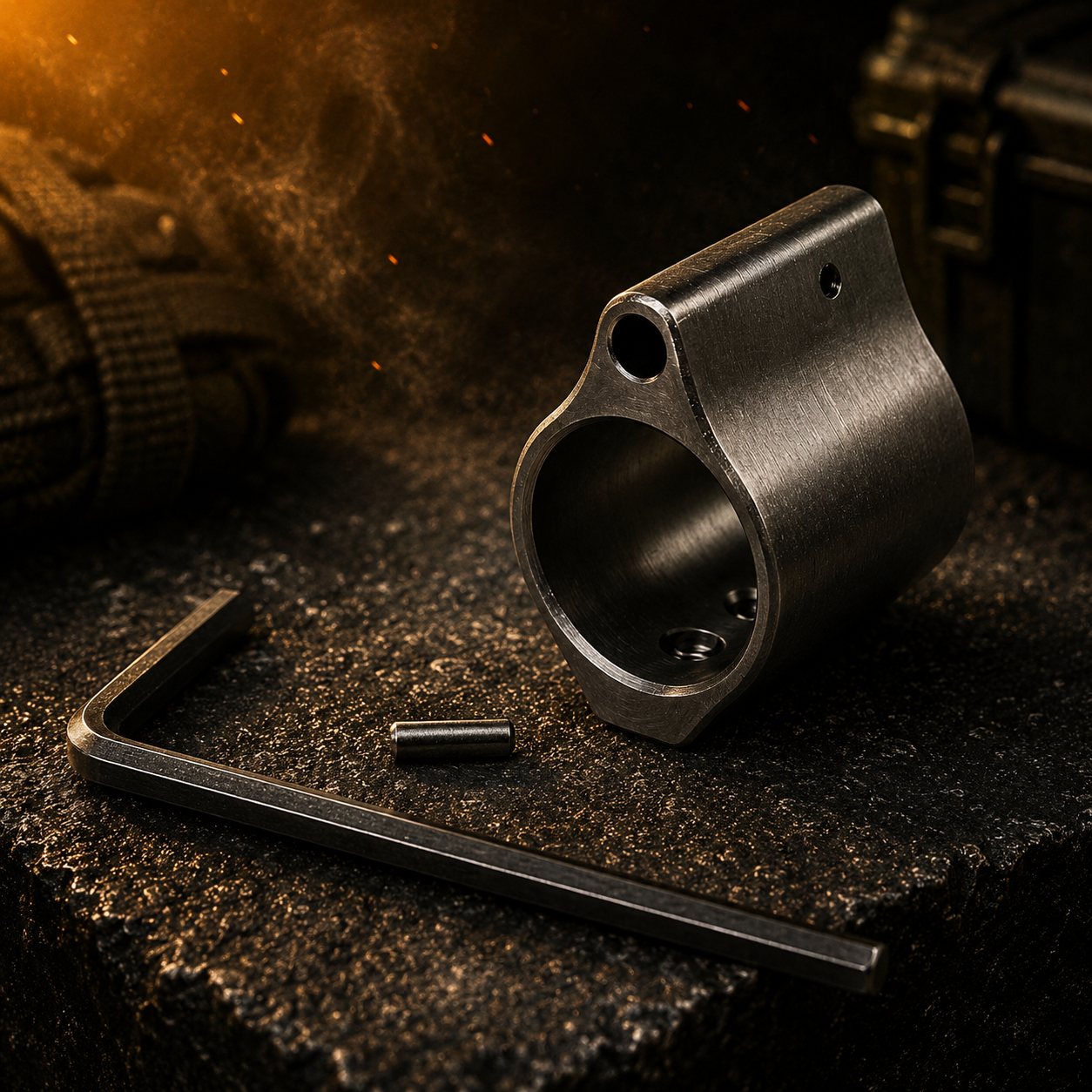 Газблок AR15 нерегульований Key-Arma 1040 Stell (KEY-707)