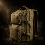 Рюкзак тактичний 30 л з системою MOLLE койот (виробництво Україна)