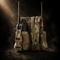 Посилений підсумок під рацію Militex Cordura original USA Мультикам з NIR-просоченням