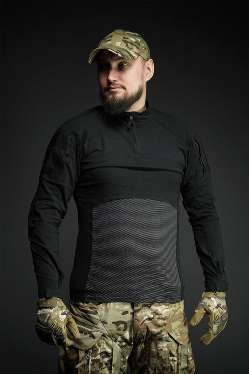Бойова сорочка Tactical Series Long Sleeve з довгим рукавом та кишенями на плечах