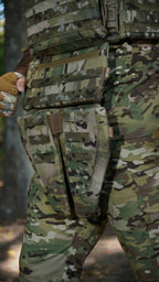 Бронежилет Militex Modular X-1 з балістичним пакетом (1 клас) | Multicam | Cordura USA | Розмір M