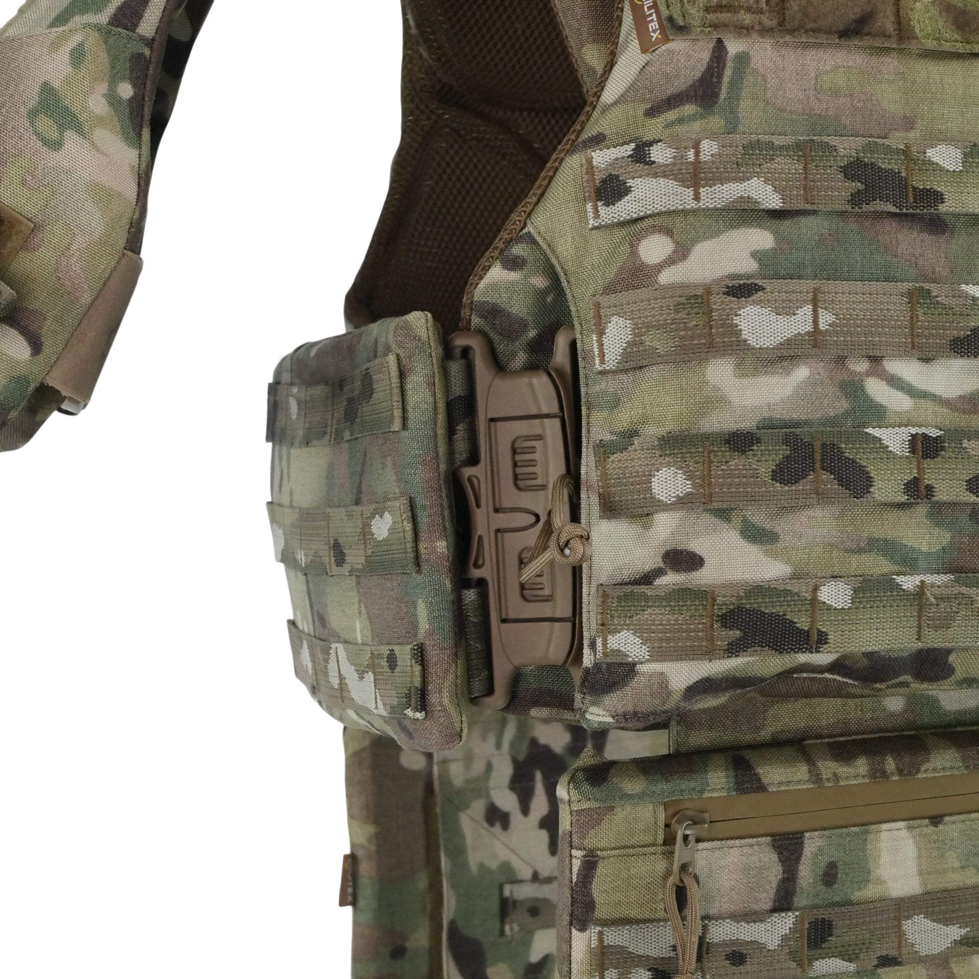 Бронежилет Militex Modular X-1 з балістичним пакетом (2 клас) | Multicam | Cordura USA | Розмір M