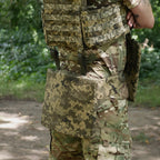 Каремат-сидушка Kiborg 20mm (посилена) Cordura Pixel під бронепакет
