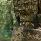 Каремат-сидушка Kiborg 20mm (посилена) Cordura Pixel під бронепакет
