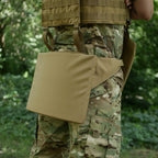 Каремат-сидушка Kiborg з балістичним пакетом 1 клас захисту Militex 20mm Cordura Coyote