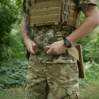 Каремат-сидушка Kiborg з балістичним пакетом 1 клас захисту Militex 20mm Cordura Coyote
