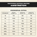 Militex Тактична Куртка 4WSTRETCH, колір синій, розмір S