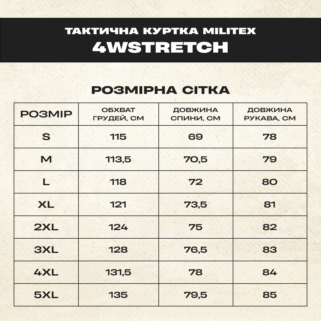 Militex Тактична Куртка 4WSTRETCH, колір синій, розмір S