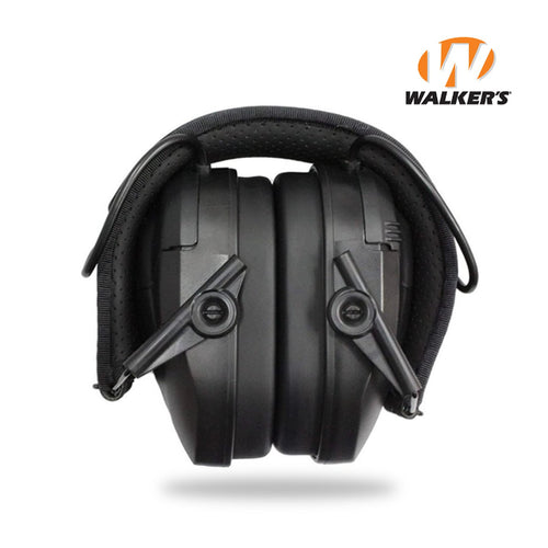Активні навушники Walker's Razor Slim Patriot Original з патчами (Чорний)