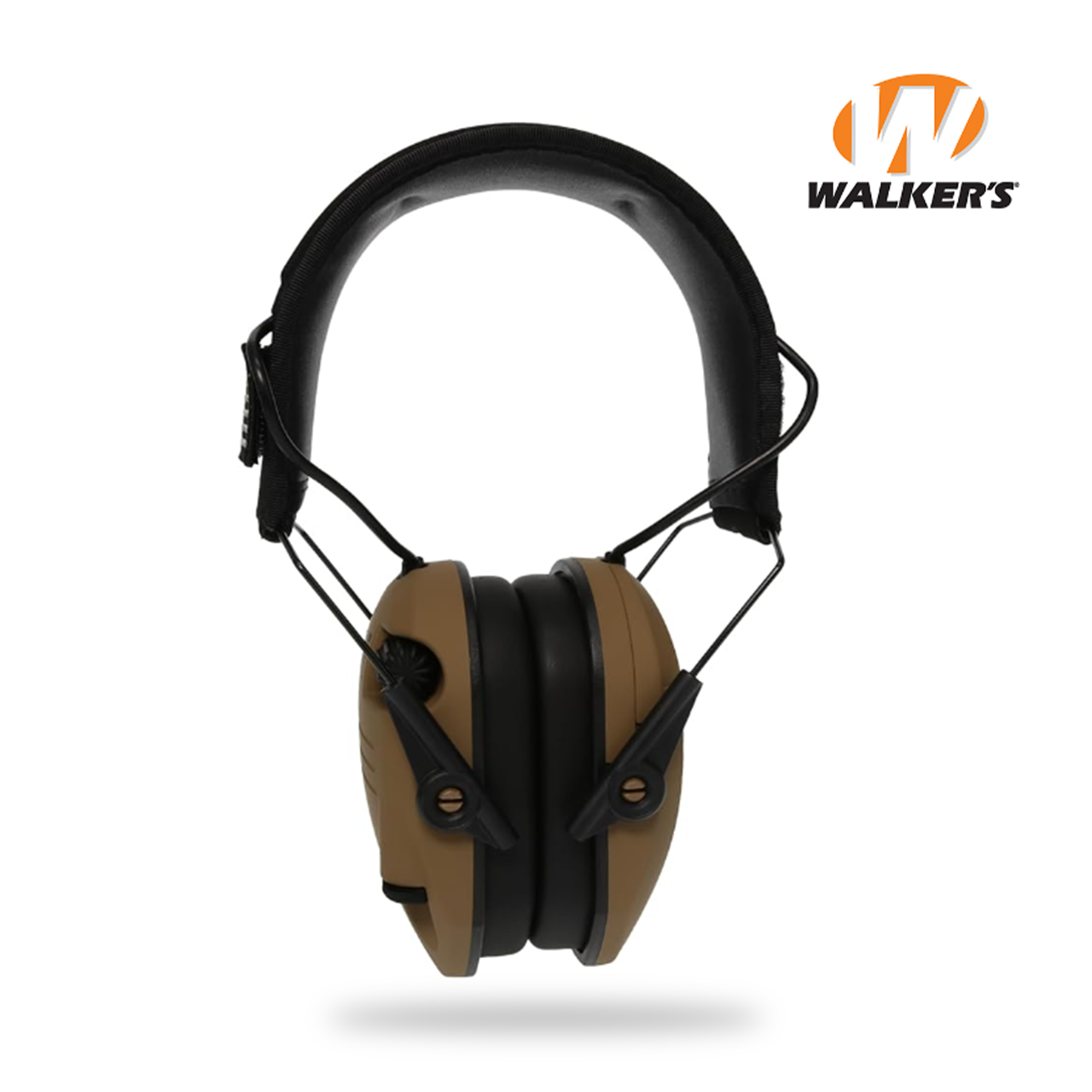Активні навушники Walker's Razor Slim Original з патчами (Коричневий)